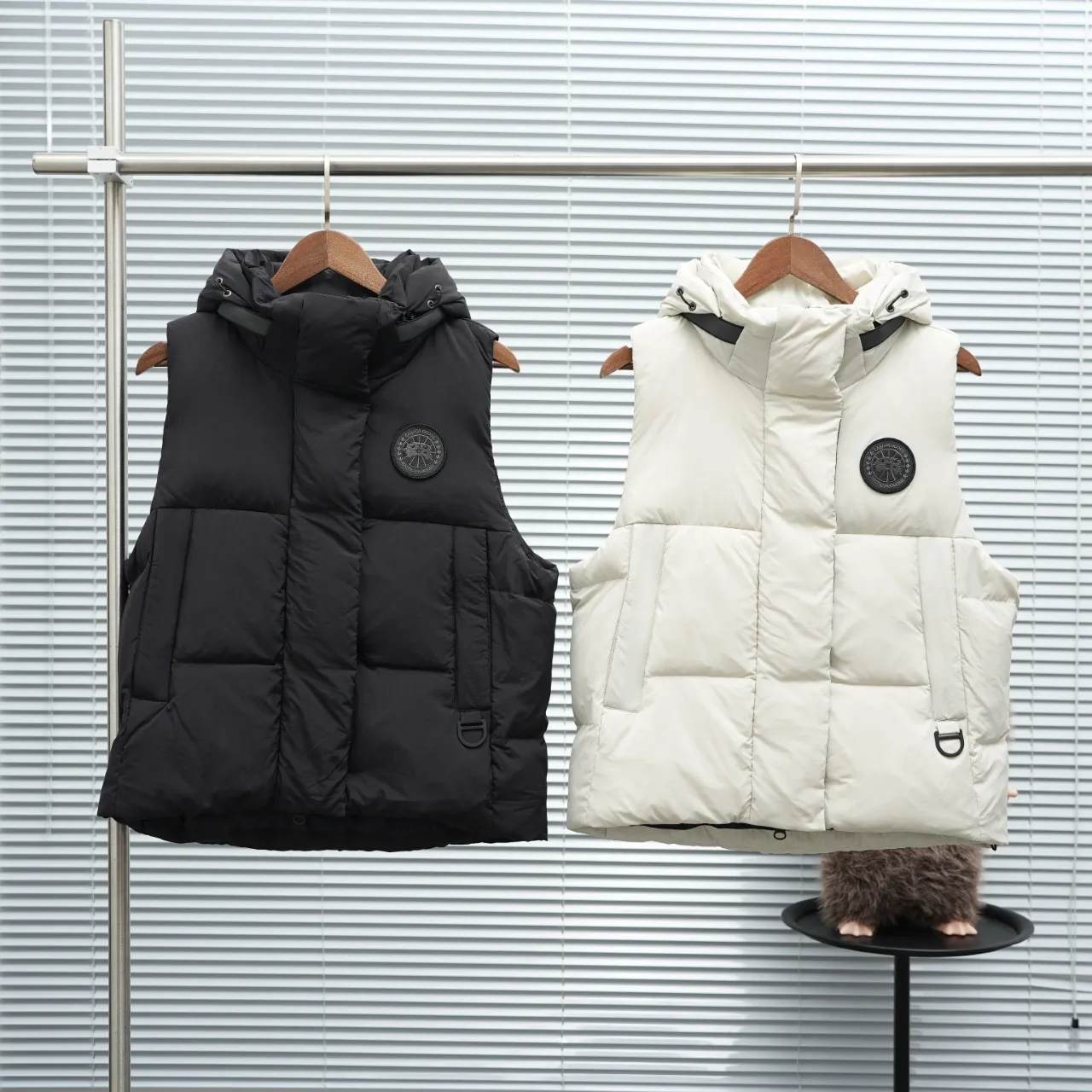 P640 CANDA GOOSE Canada Goose Junction Puffer black label down vest 2622WB Nana's same style down vest Size: XS-XL